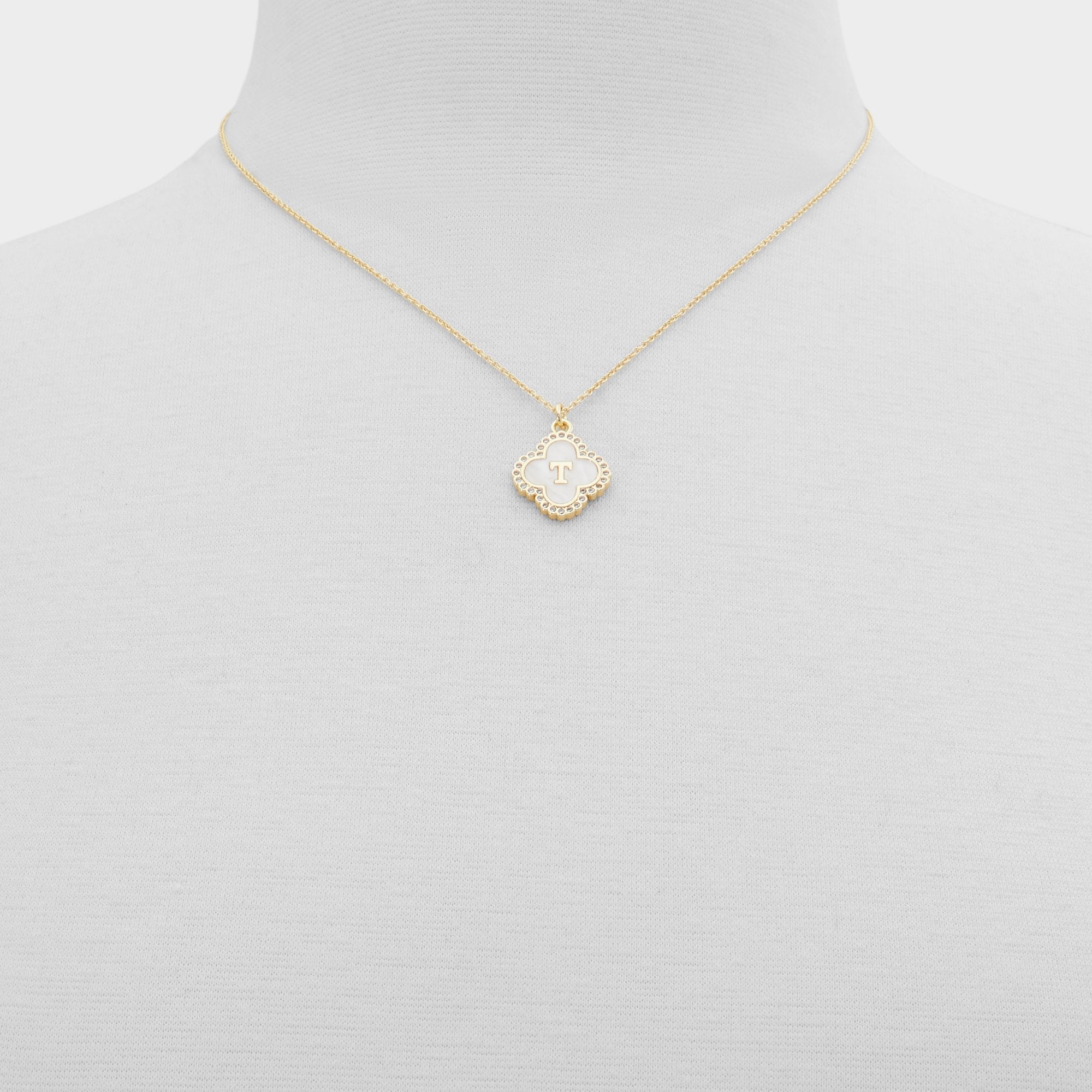 ALDO Broisa collier floral zircon incolore