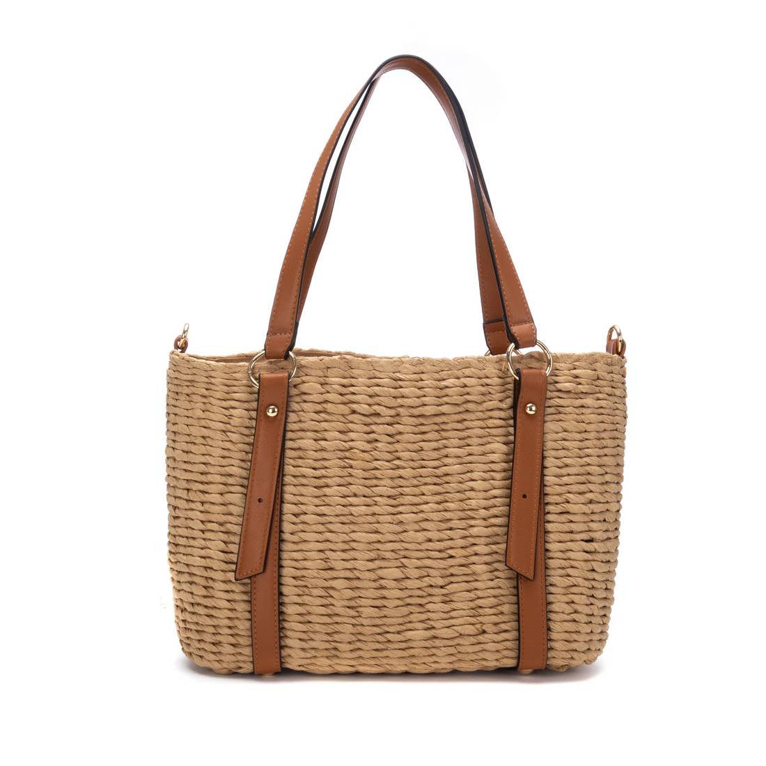 Carmela 18622102 sac raphia taupe bandoulière