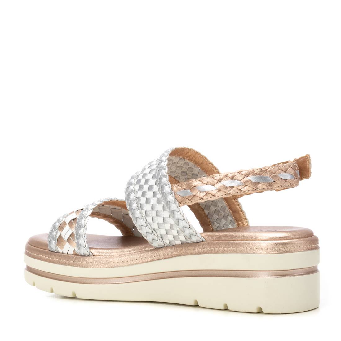 Carmela 16225502 sandale cuir nude compensée