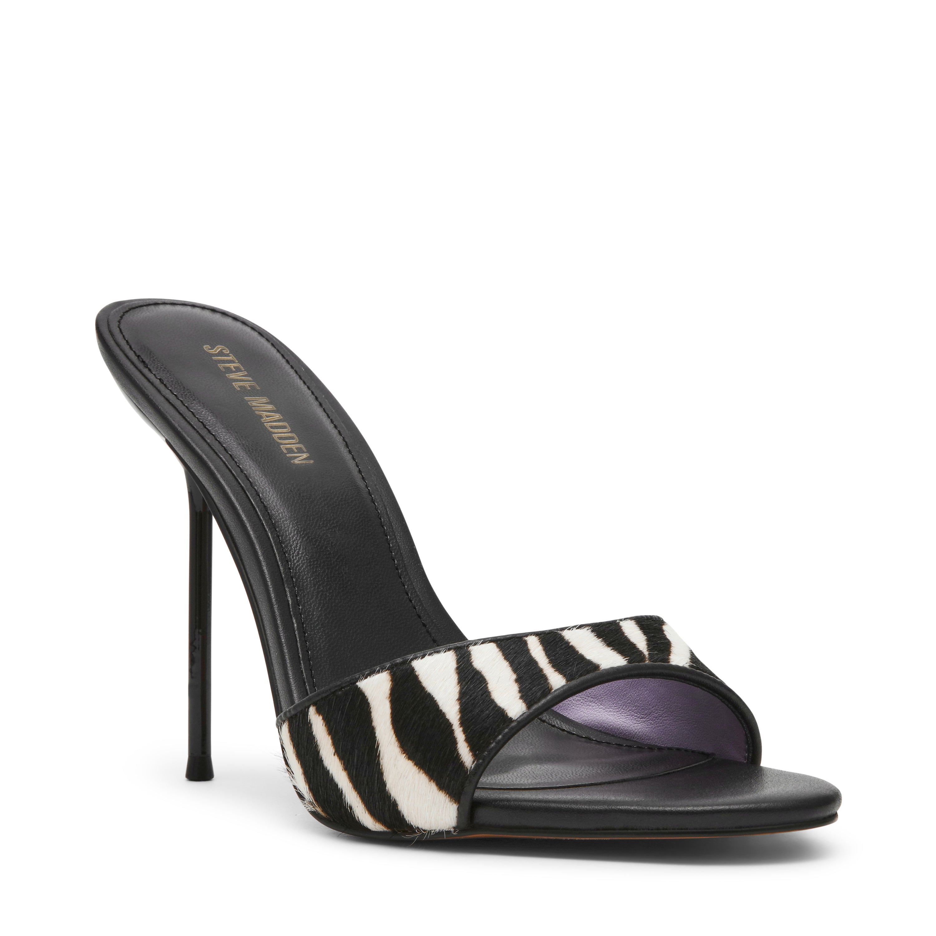 Steve Madden Davina-H sandales zèbre talon 10 cm