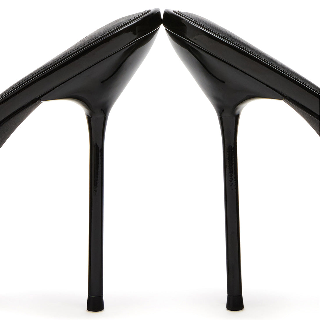 Steve Madden Davina sandale vernie noir talon 10 cm