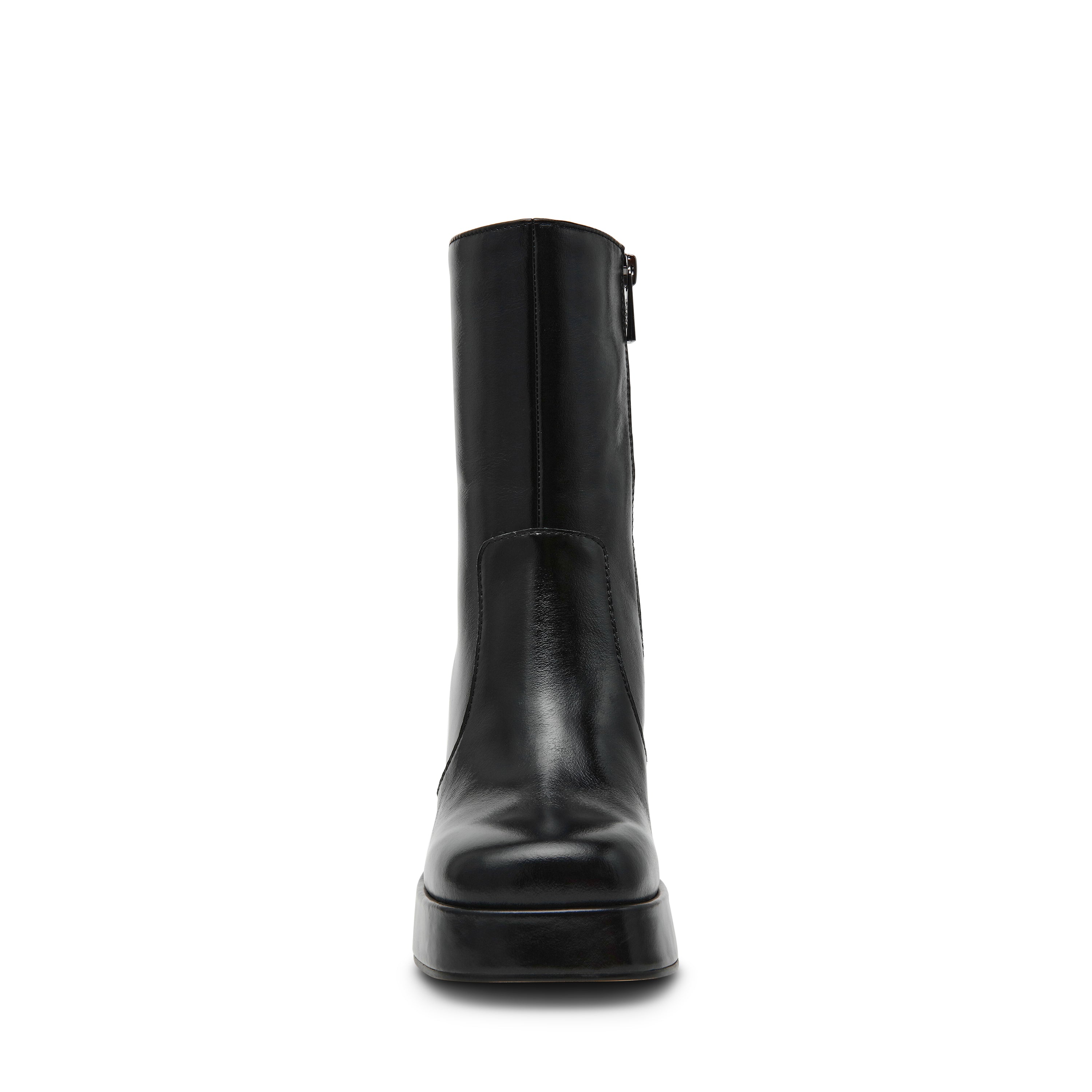 Steve Madden Echos Bootie bottines cuir noir talon 8 cm