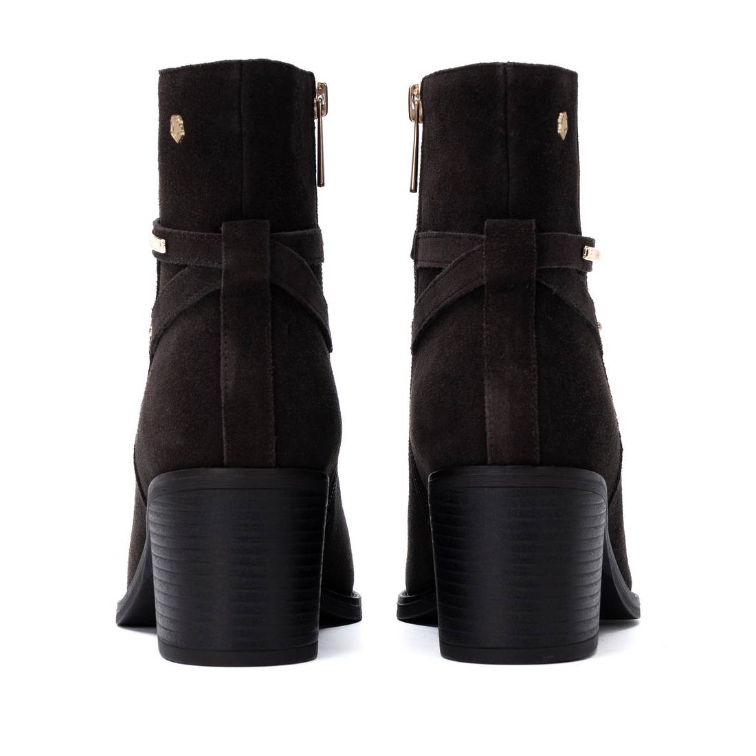 Carmela 16439801 bottine serrage marron talon 35-41