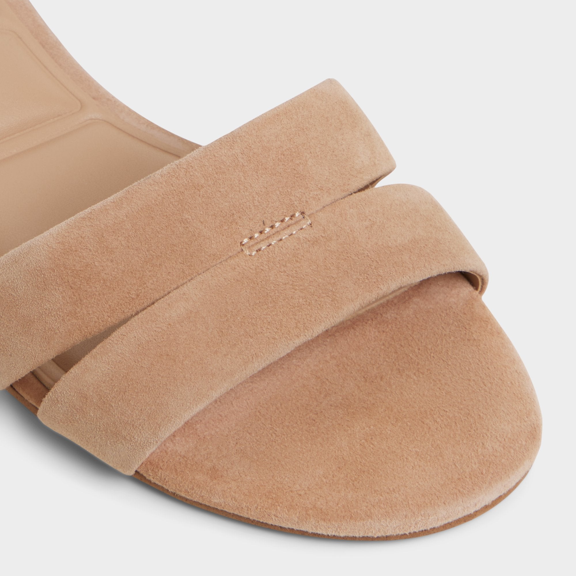 ALDO Scarletta sandales suède marron petit talon