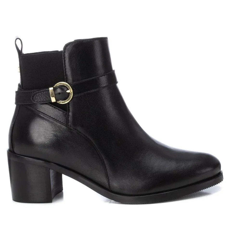 Carmela 16201902 bottines cuir noir talon 6 cm