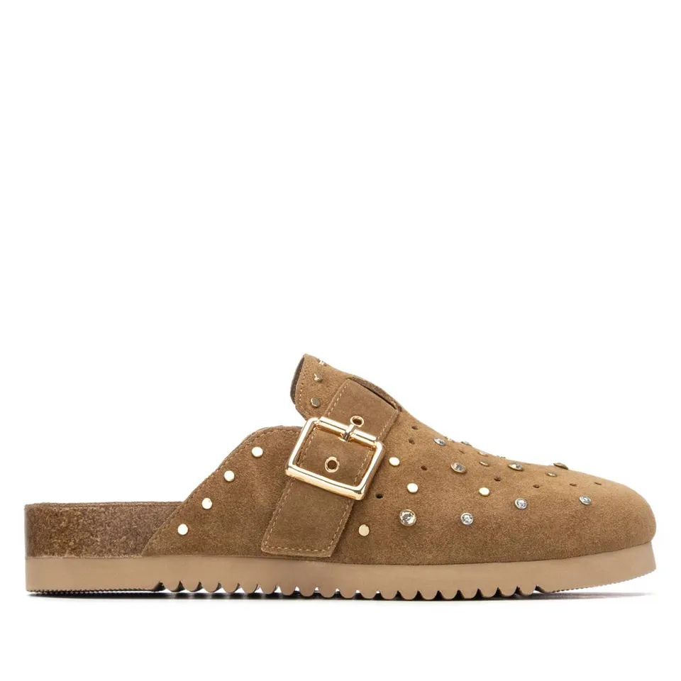 Carmela 16328001 sabot femme camel plat ajouré
