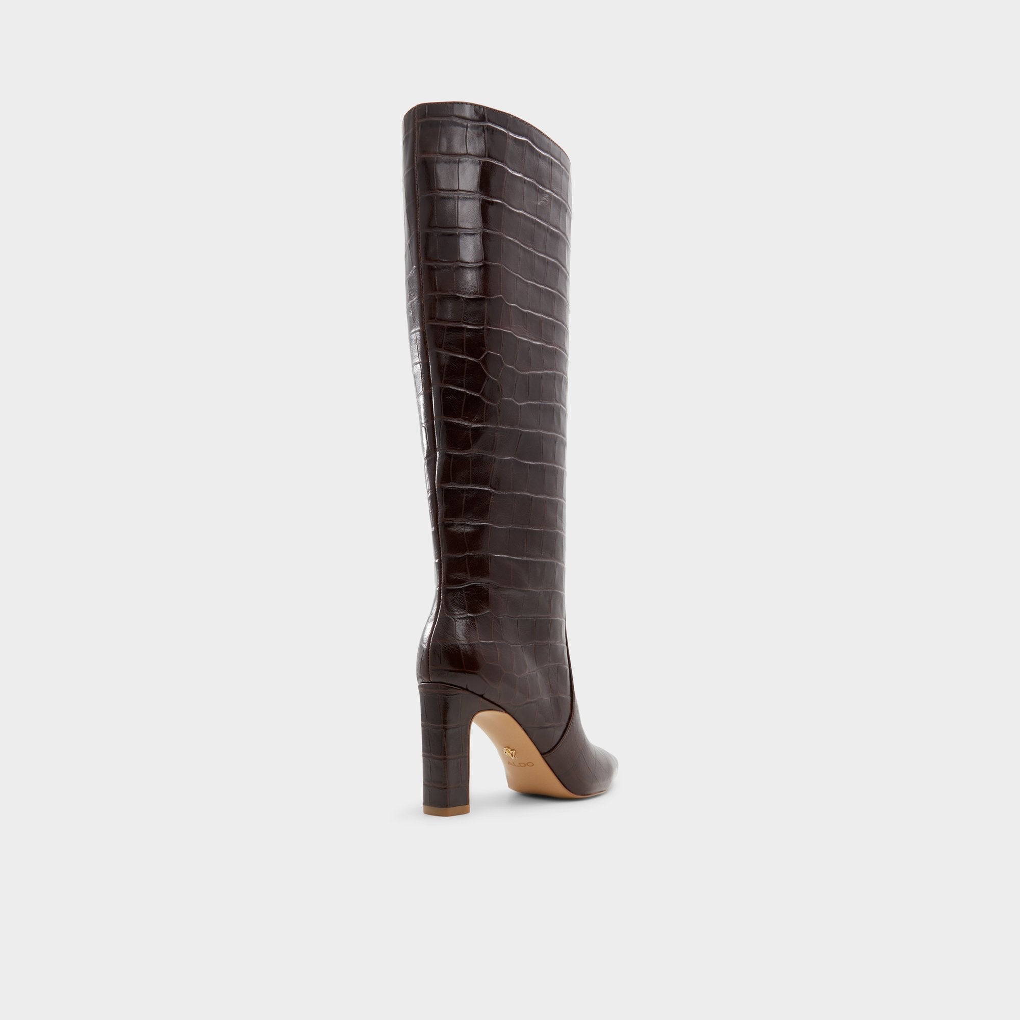 ALDO Cadigoder bottes hautes marron à talon