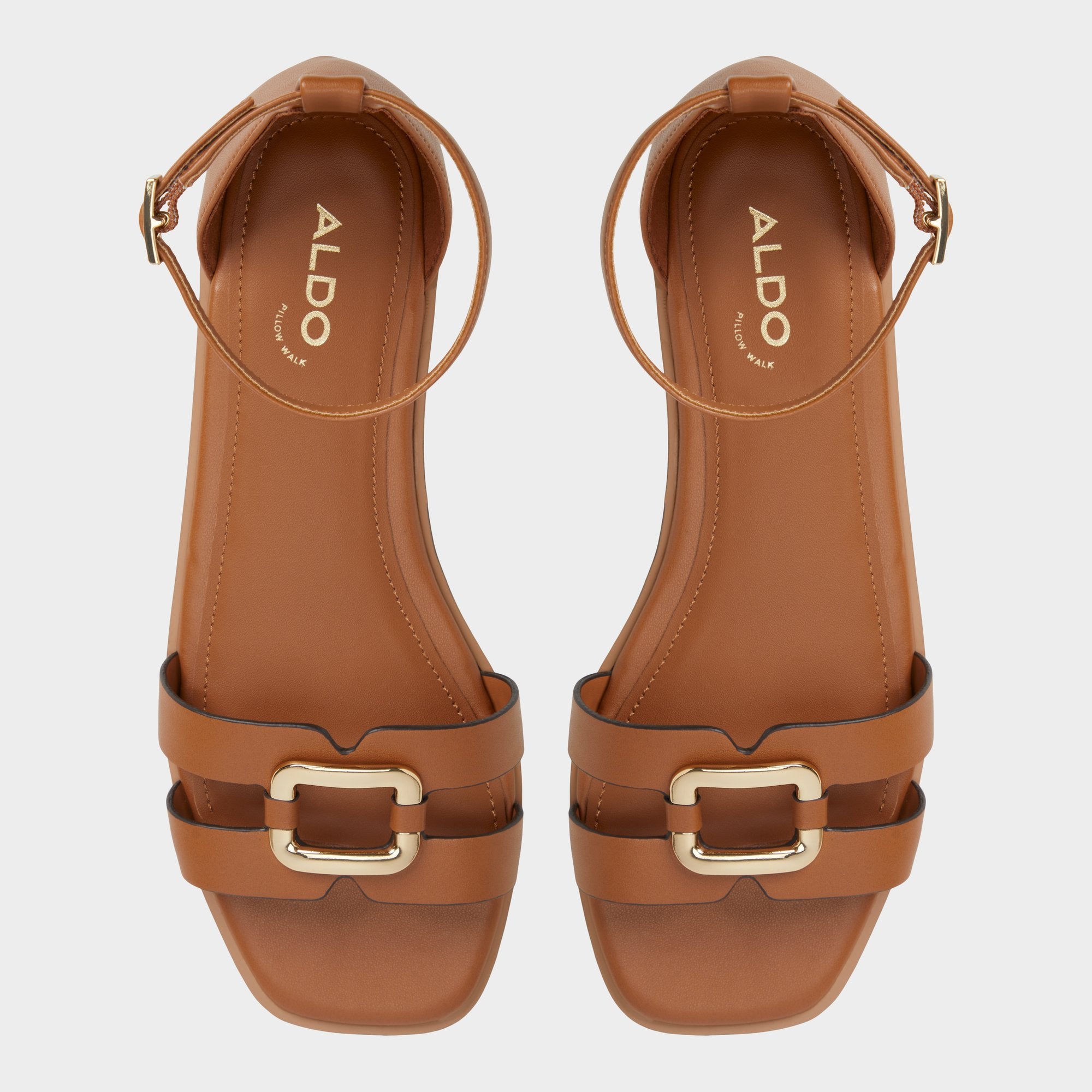 Aldo Vok sandales plates marron bride casual