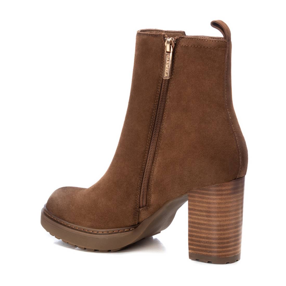 Carmela 16110803 bottine cuir marron talon 8 cm
