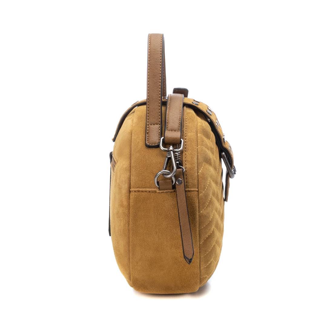 Carmela 18601204 sac bandoulière femme cuir jaune rond