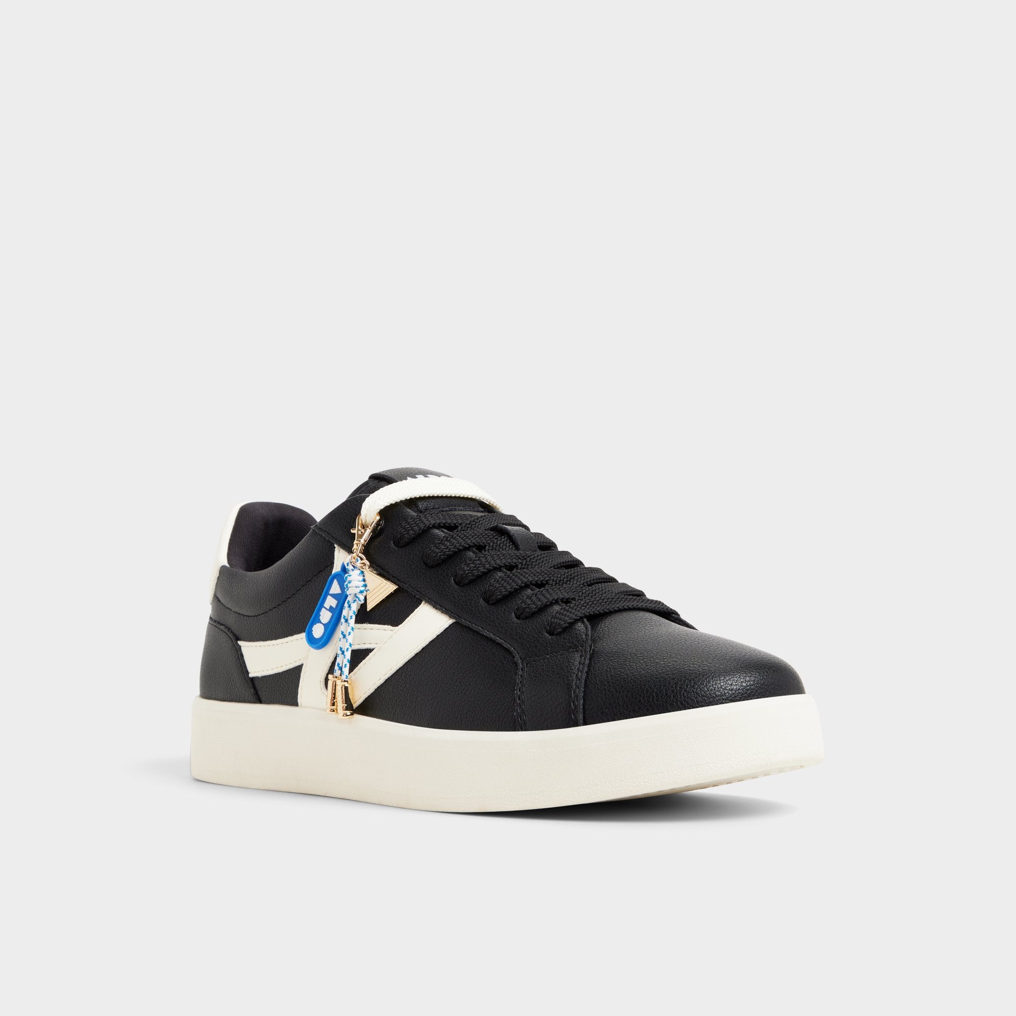ALDO Mtl1972snkr-m sneakers basses noires cuir