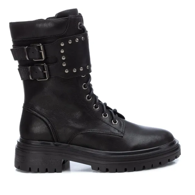 Carmela 16018401 bottines femme noir cuir véritable
