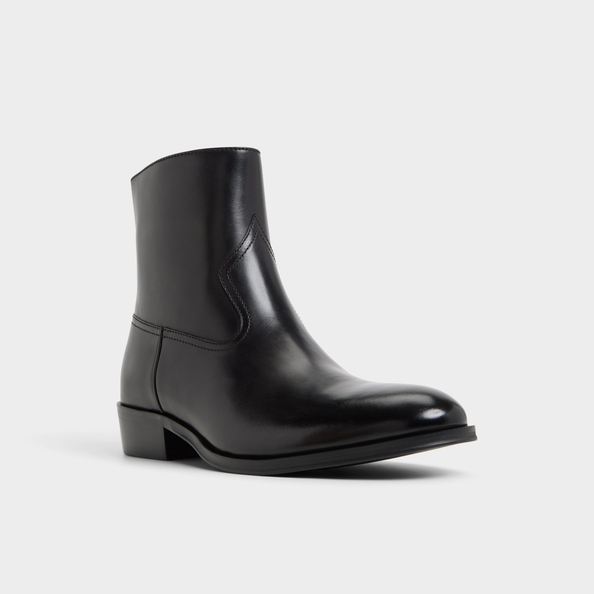 ALDO Calix bottines cuir noir talon bloc