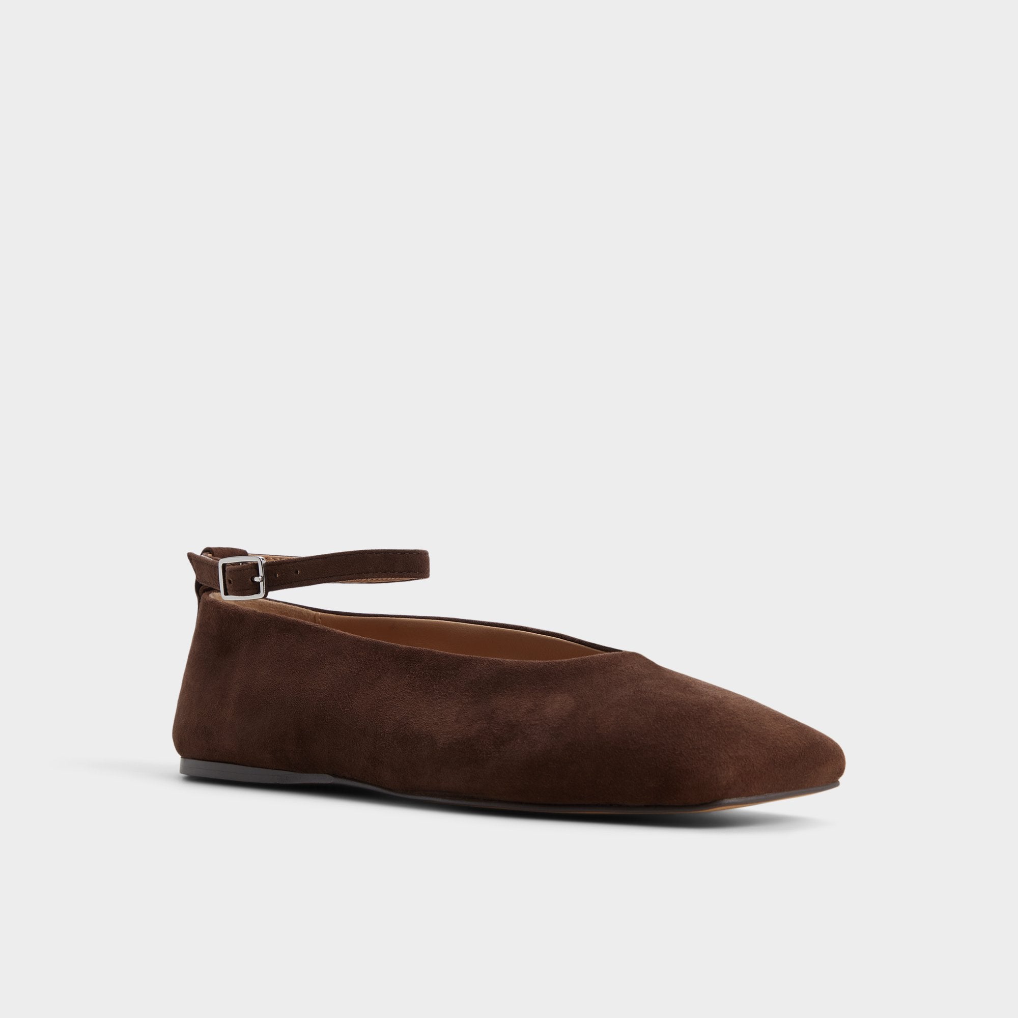 ALDO Beralalden ballerines suède chocolat