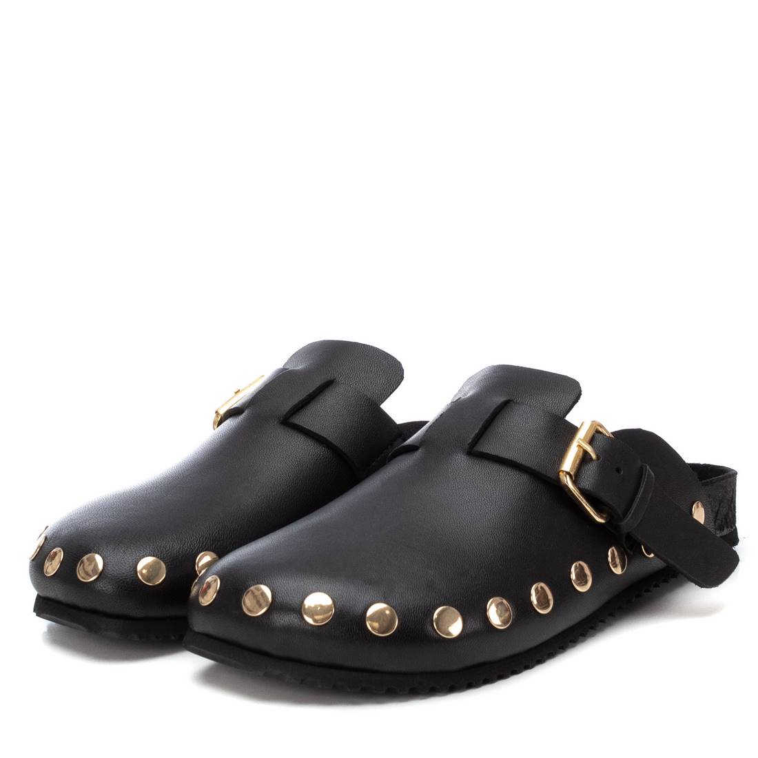 Carmela 16212701 sabot femme noir cuir clouté