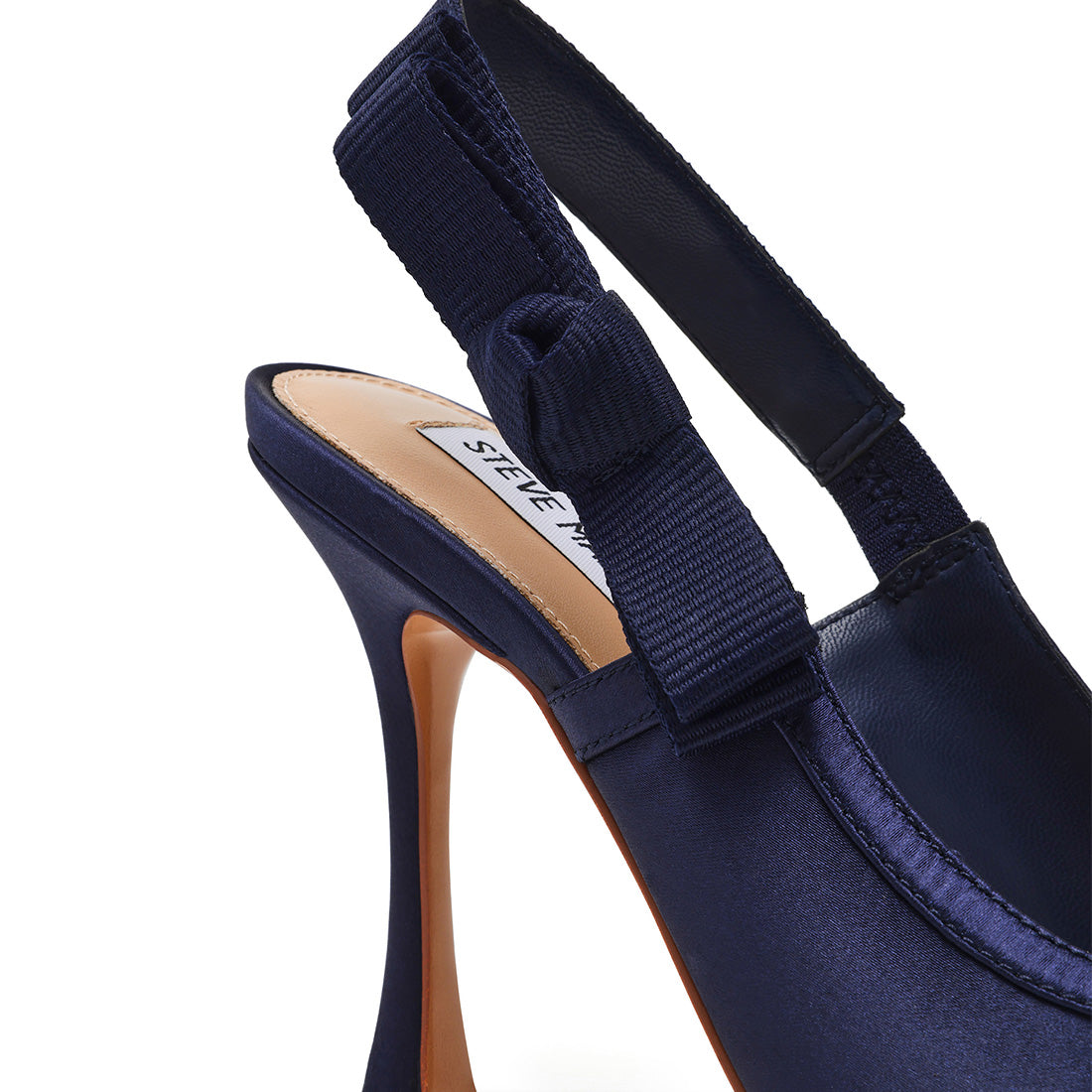 Steve Madden Brylie escarpin satin bleu marine