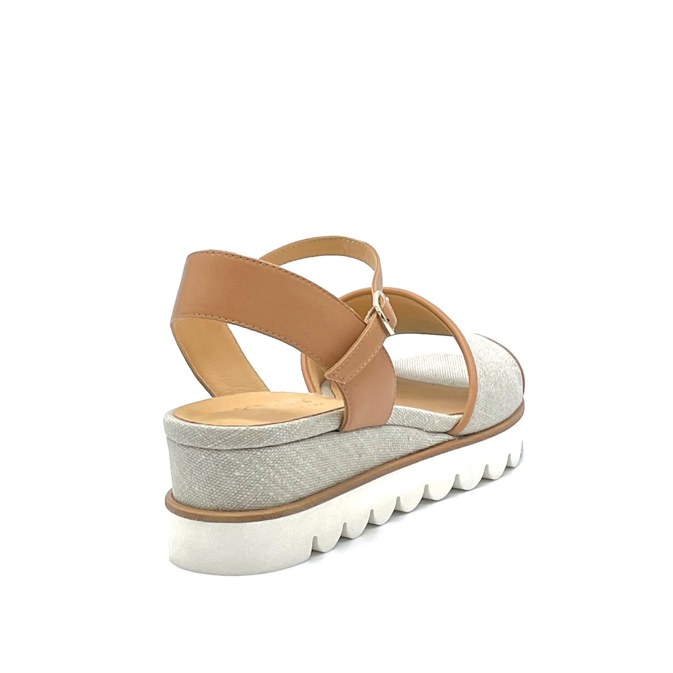 ELATA AESTAS 11163A compensées corde beige talon 5 cm
