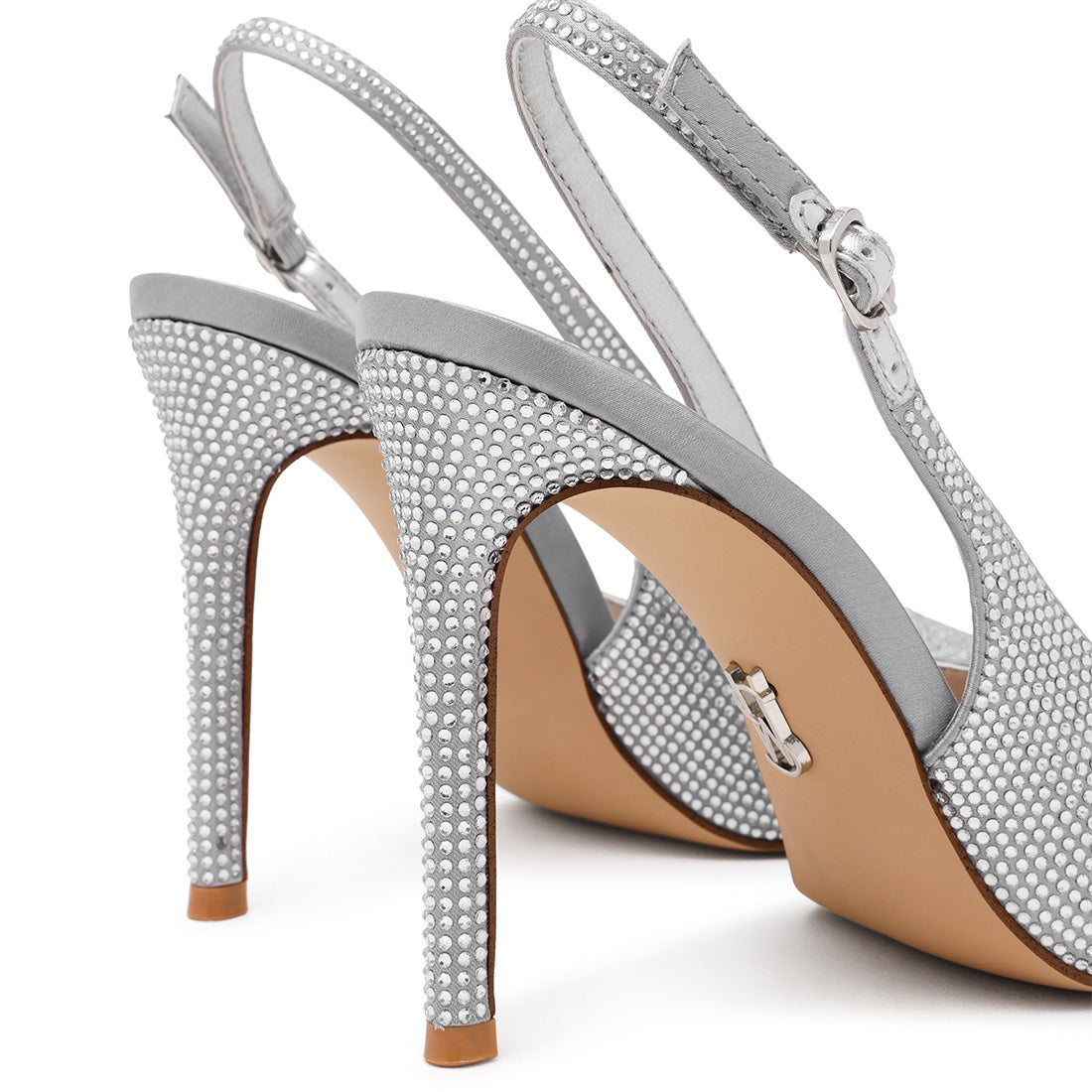 Steve Madden Tremble escarpin argenté slingback