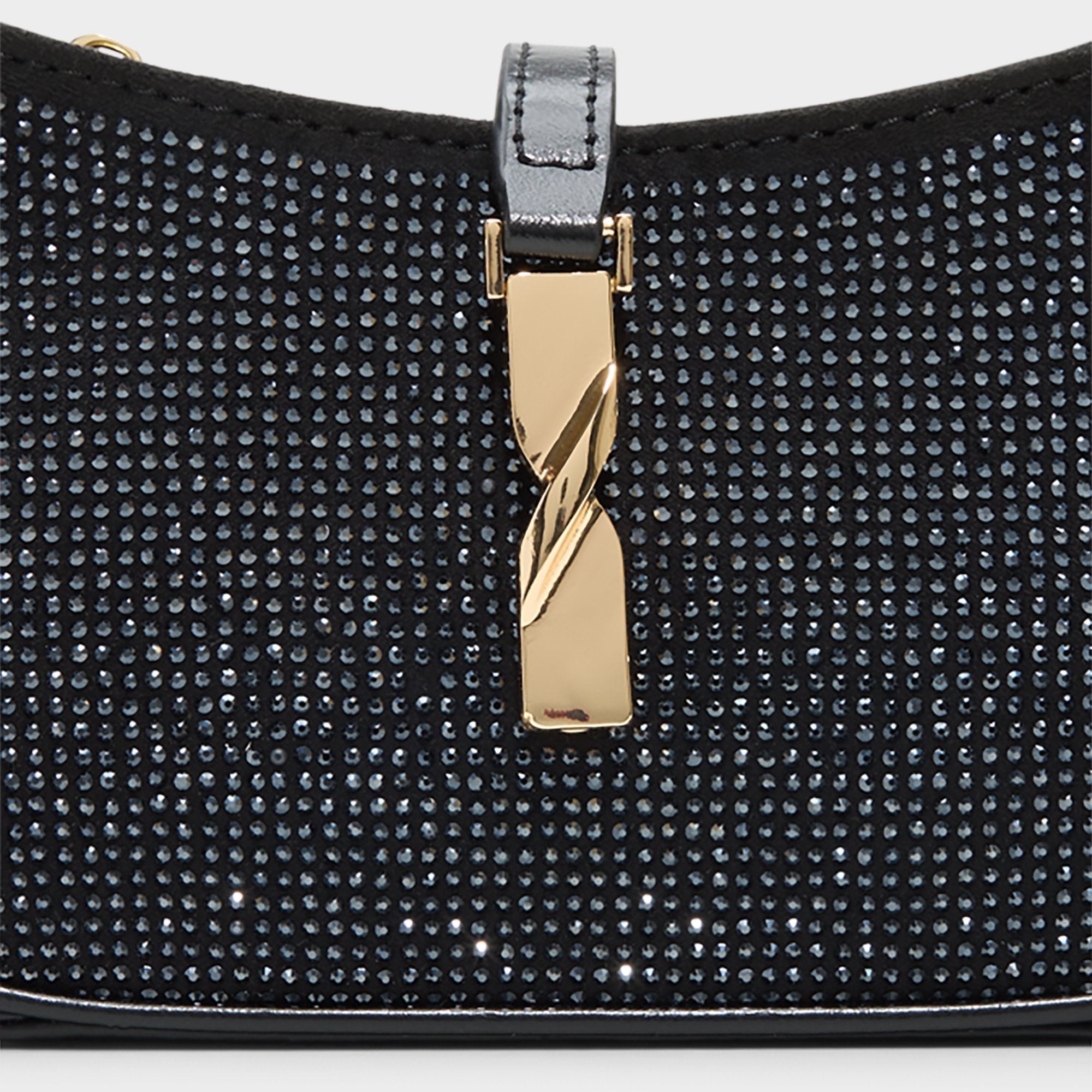 ALDO Abriellaa sac épaule perles noir brillant