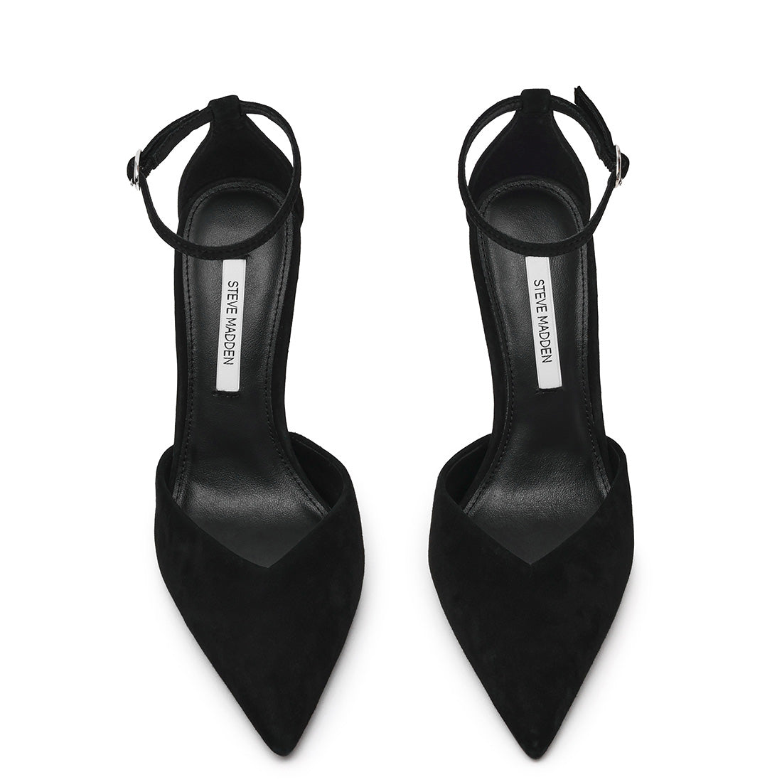 Steve Madden Andry sandales compensées noir daim talon 10 cm