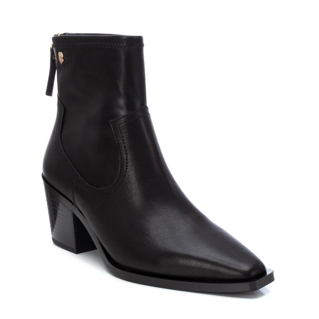 Carmela 16123001 bottine noire cuir talon 6 cm santiag