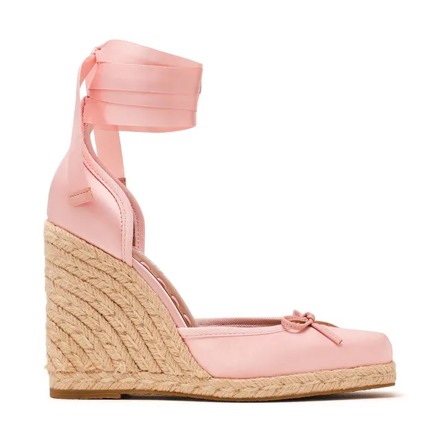 Steve Madden Varina sandale satin rose talon 10 cm