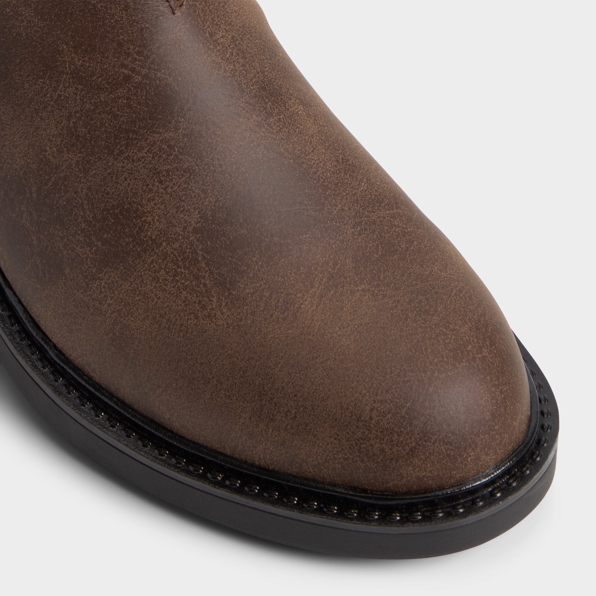 ALDO Faverwham bottines Chelsea cuir marron semelle crantée