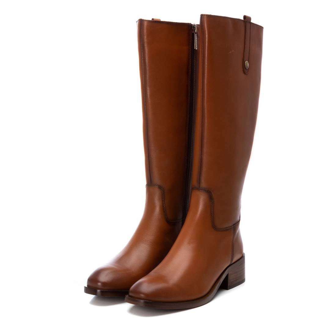 Carmela 16095402 bottes marron cuir talon 4 cm