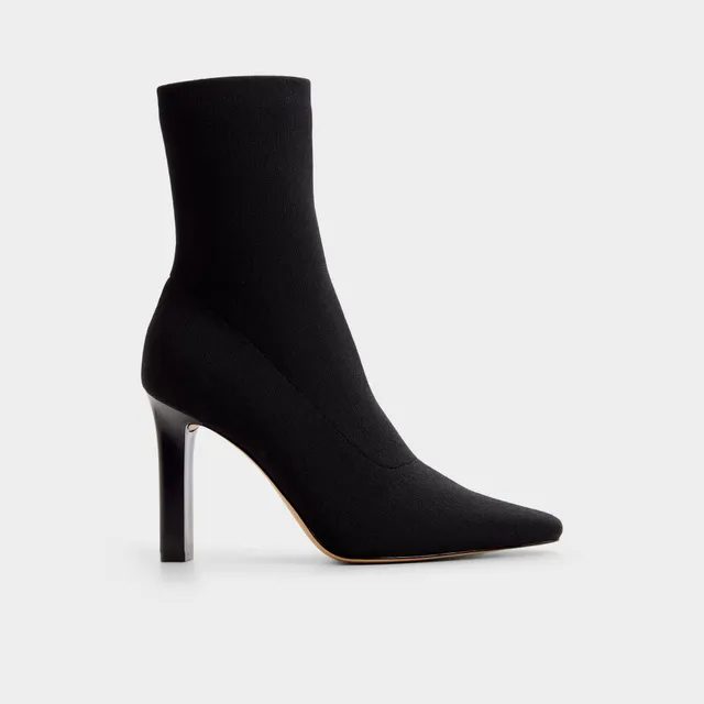 ALDO Leiani bottine à talon noir maille
