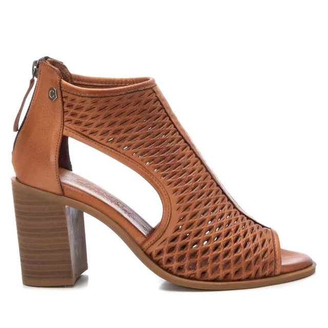 Carmela 16064601 sandale cuir marron talon 9 cm