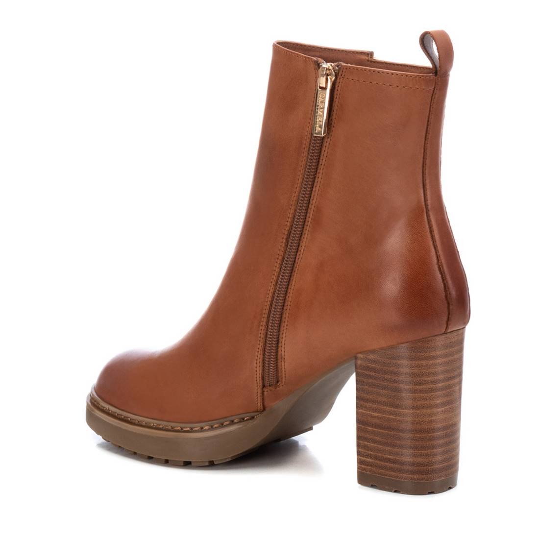 Carmela 16124103 bottines femme marron talon 8 cm cuir