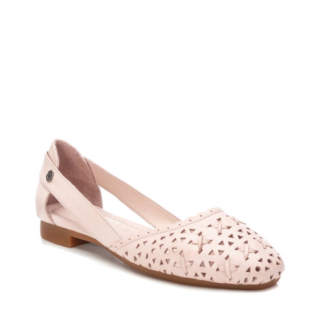 Carmela 16067202 ballerines femme marron cuir ajourées