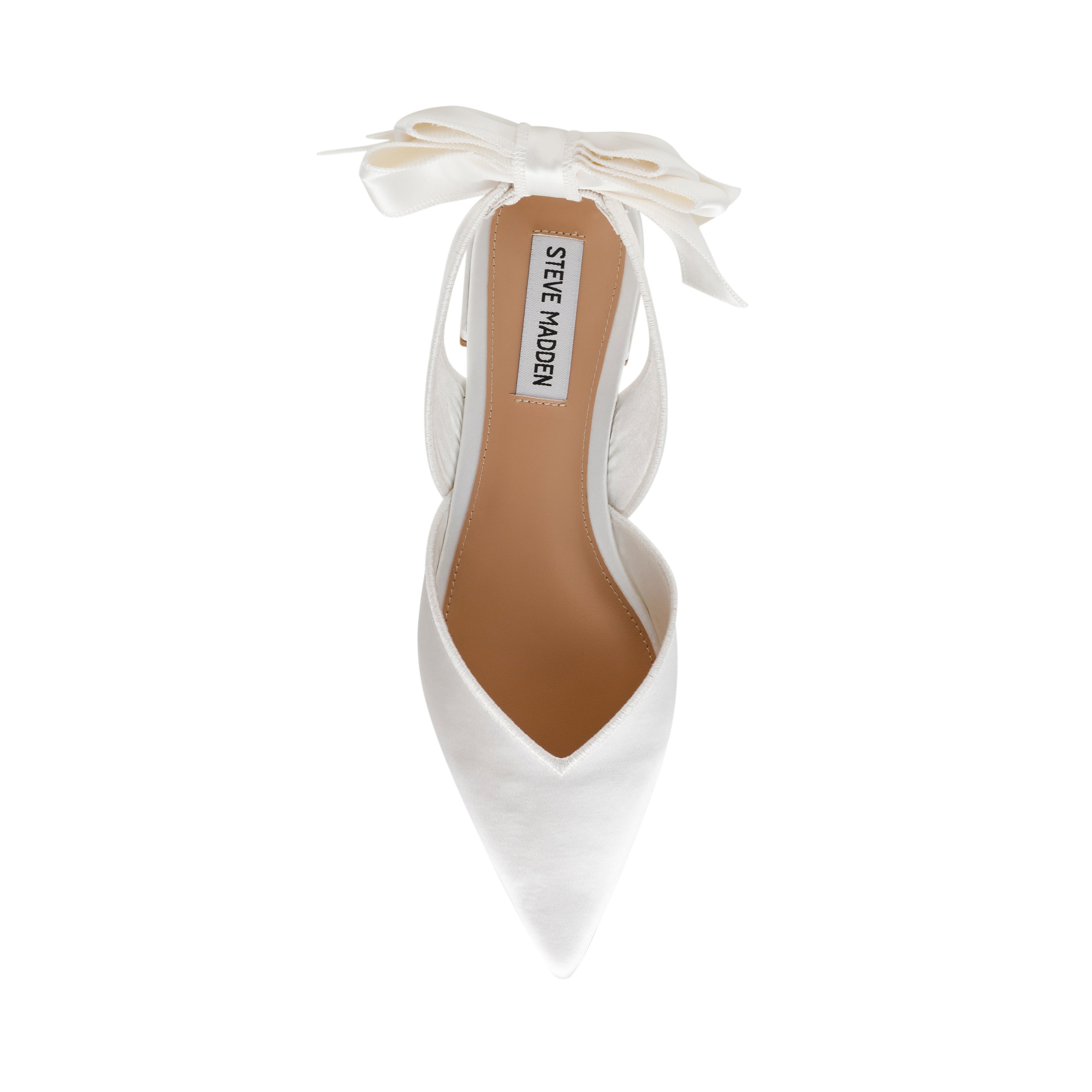 Steve Madden Synthia ballerine satin ivoire bride