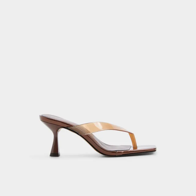ALDO Izabele sandale talon marron gelée
