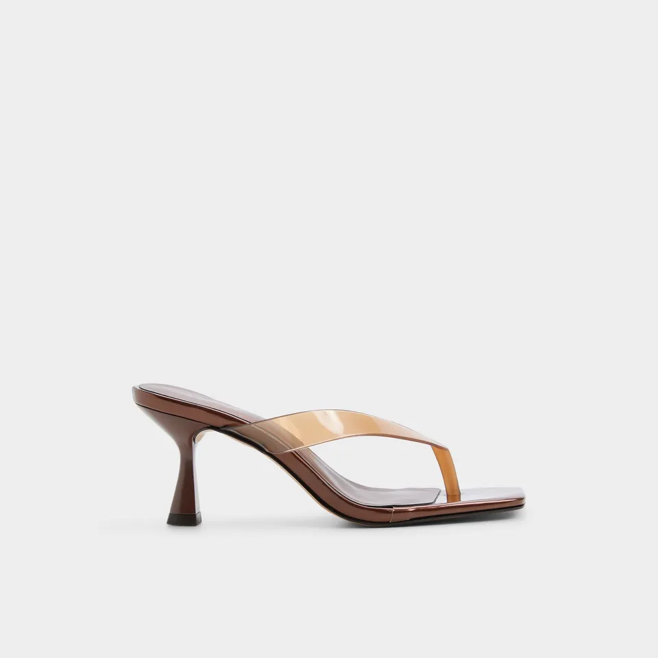 ALDO Izabele sandale talon marron gelée