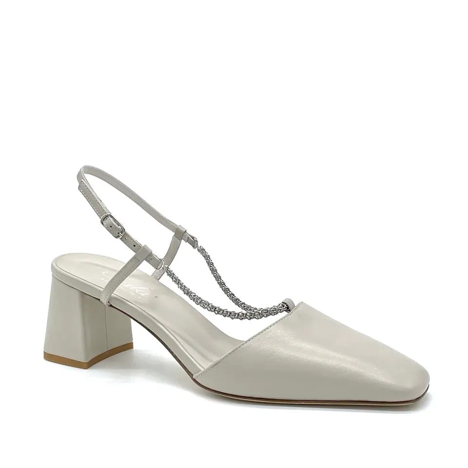 Elata 12158_4 slingback taupe talon 5,5 cm