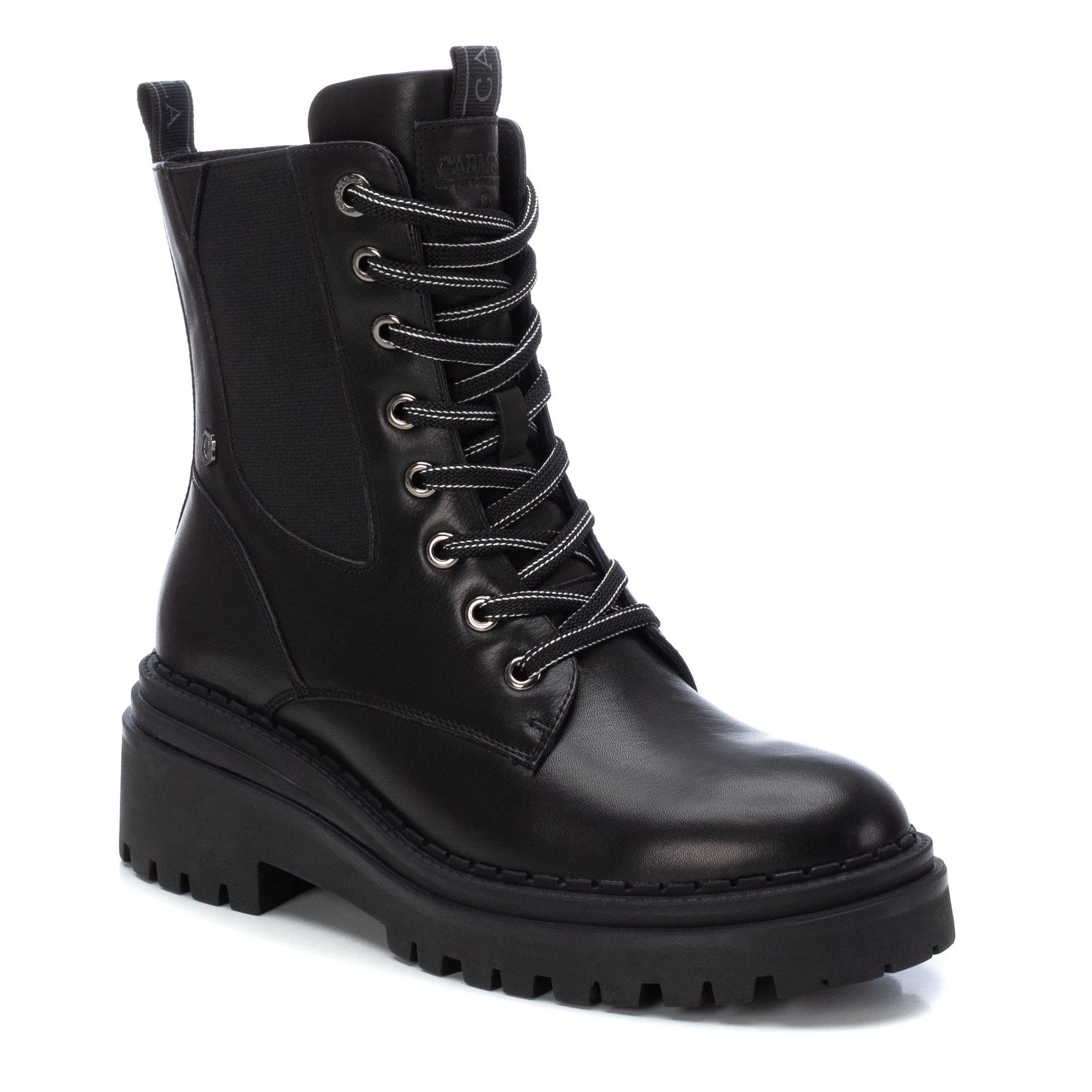 Carmela 160243 16024301 bottine femme noir cuir