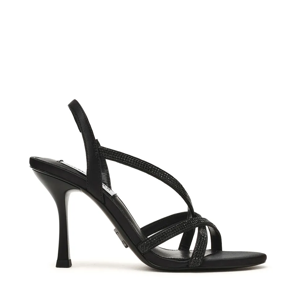 Steve Madden Nexus sandales satin noir