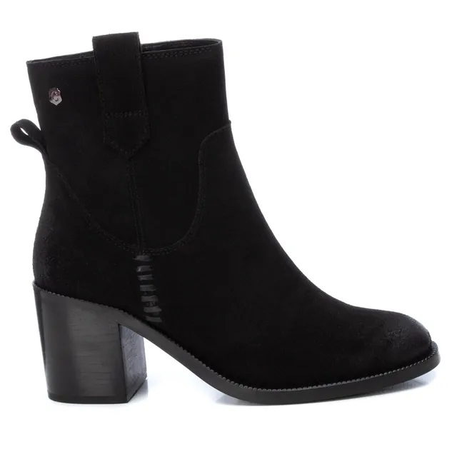 Carmela 16006003 bottines suède noir talon 7 cm