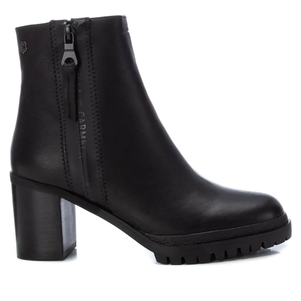 Carmela 16030501 bottines cuir noir talon 8cm