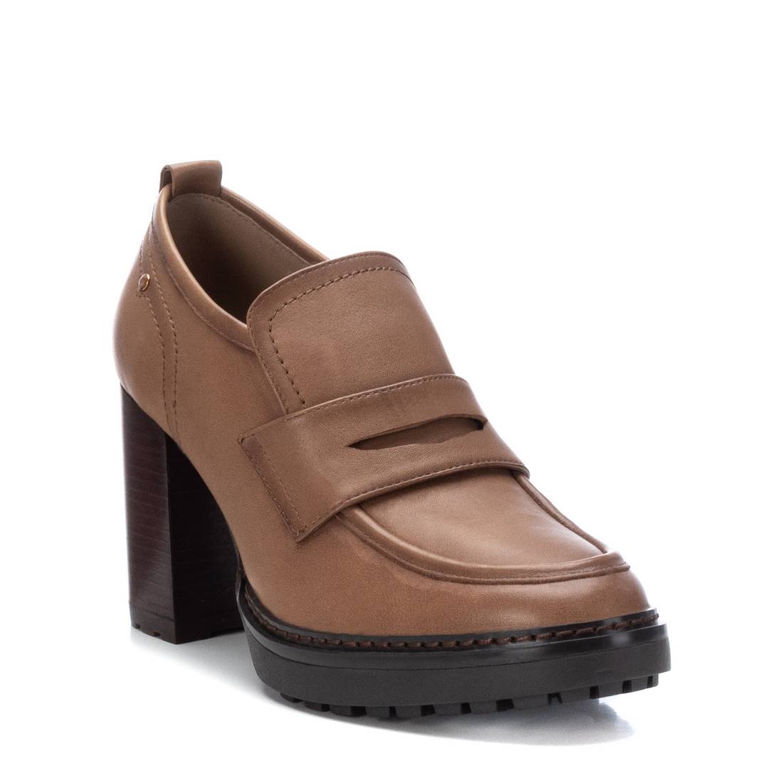 Carmela 16098304 mocassin cuir marron talon 7cm