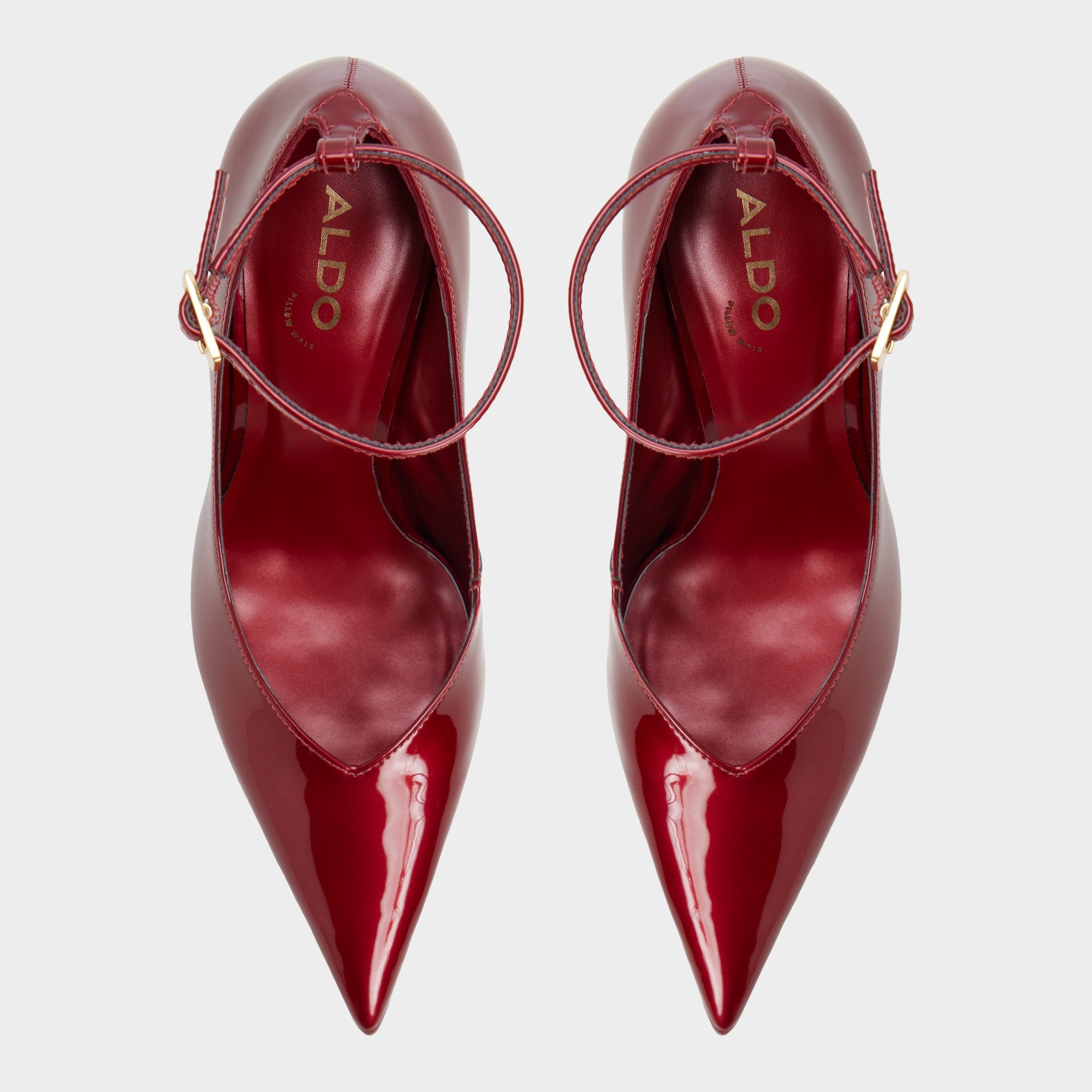 ALDO Zaira escarpins vernis rouge bordeaux