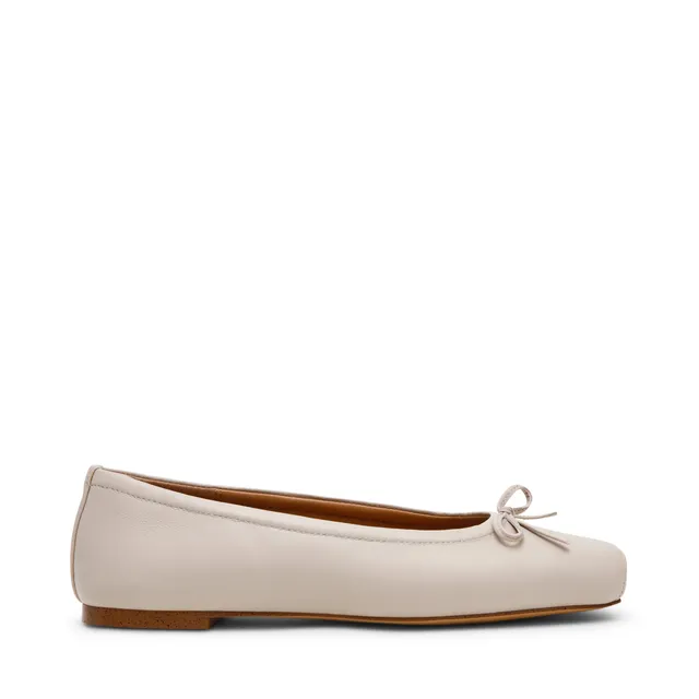 Steve Madden Eleve ballerines cuir beige talon 1 cm