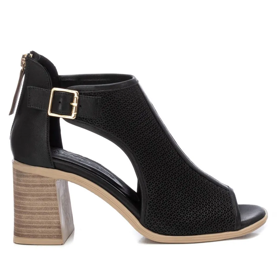 Carmela 16159802 bottines cuir noir talon 8 cm