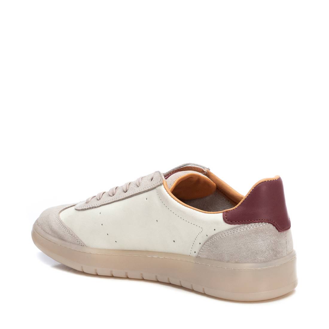 Carmela 16081801 baskets homme blanc cuir et suède