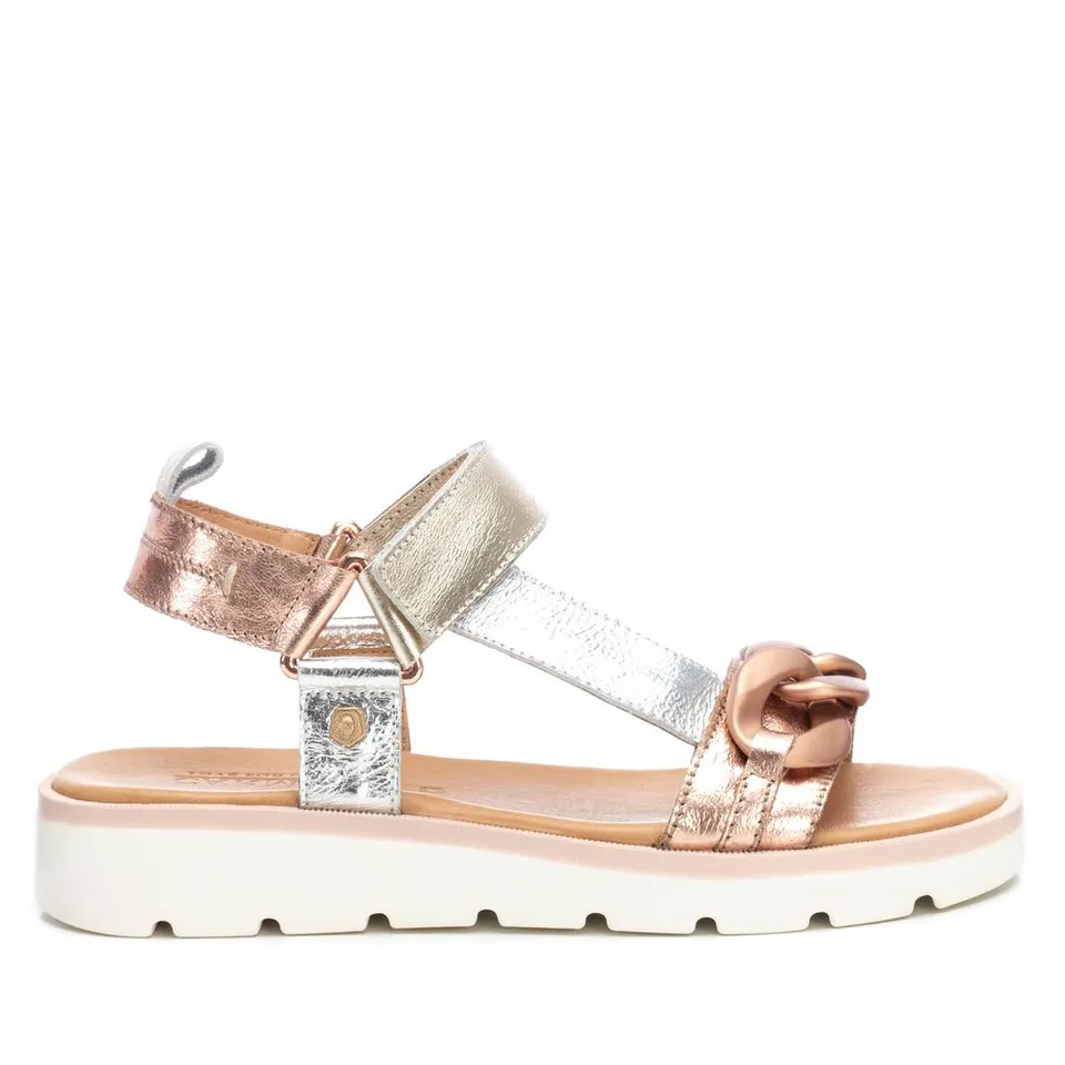 Carmela 16159001 sandales marron cuir talon plat