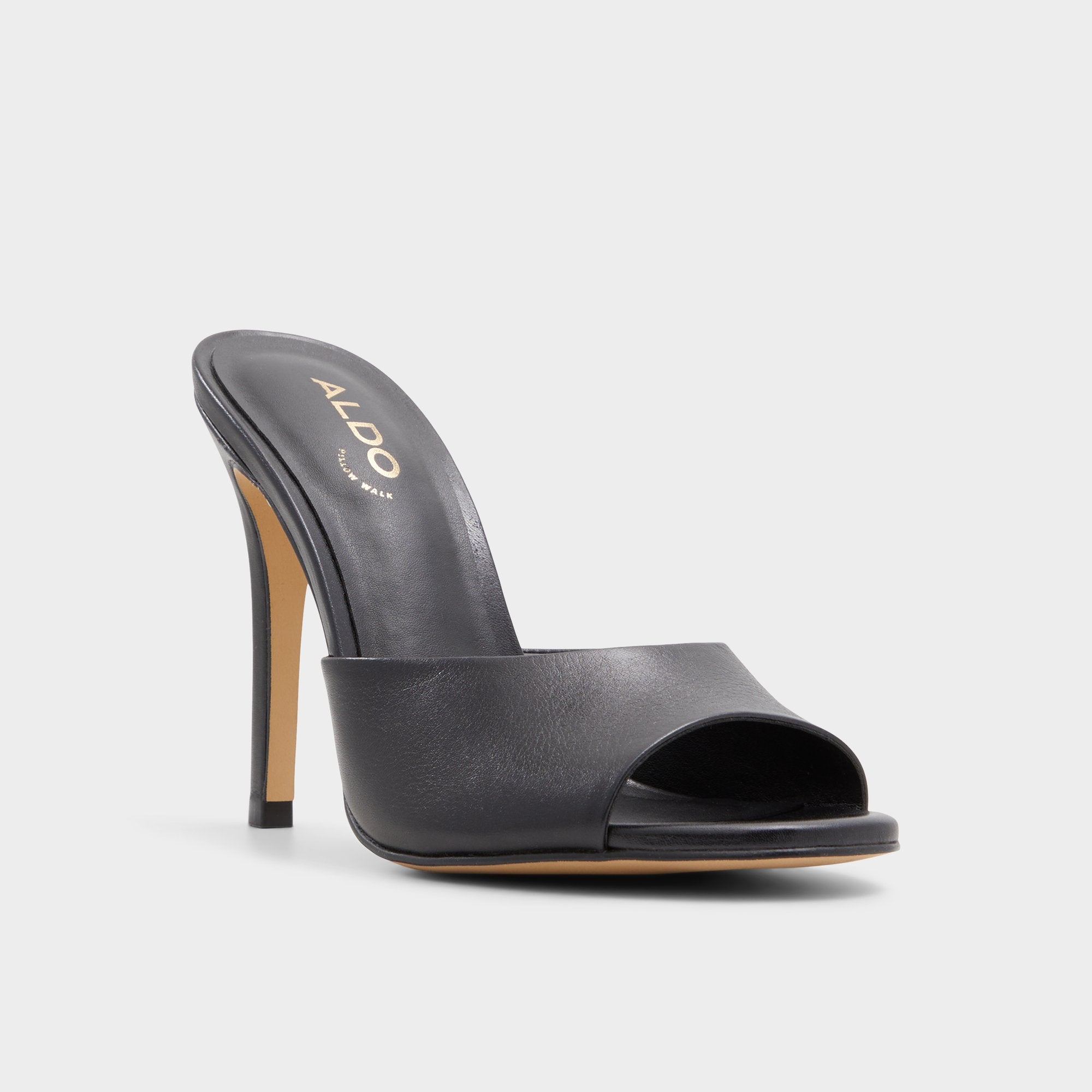 ALDO Marcelia mules noires à talon confort