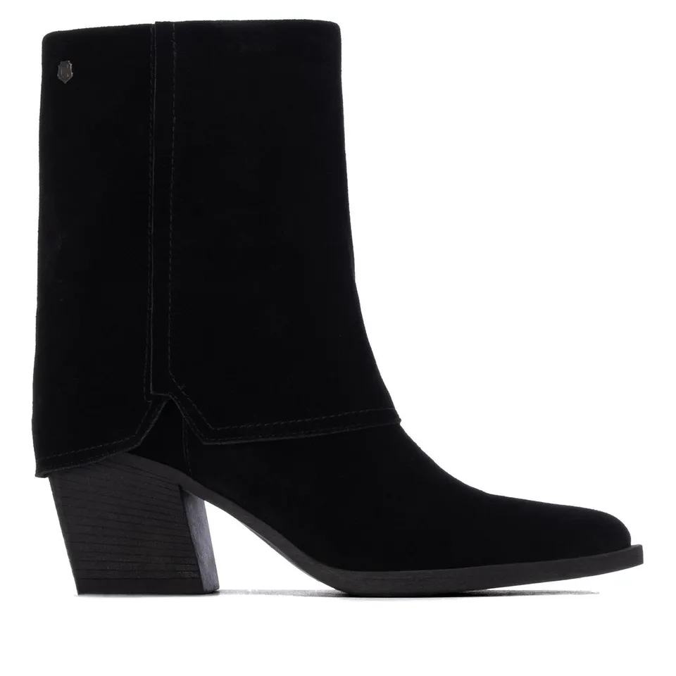 Carmela 16433503 bottine cuir noire talon