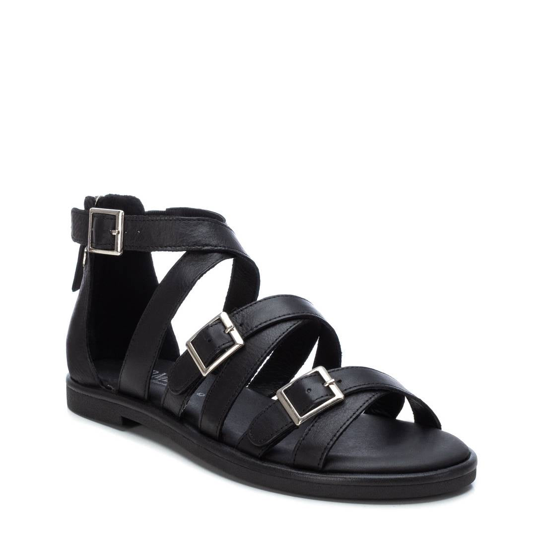 Carmela 16080901 sandale noire cuir pointure 35-41
