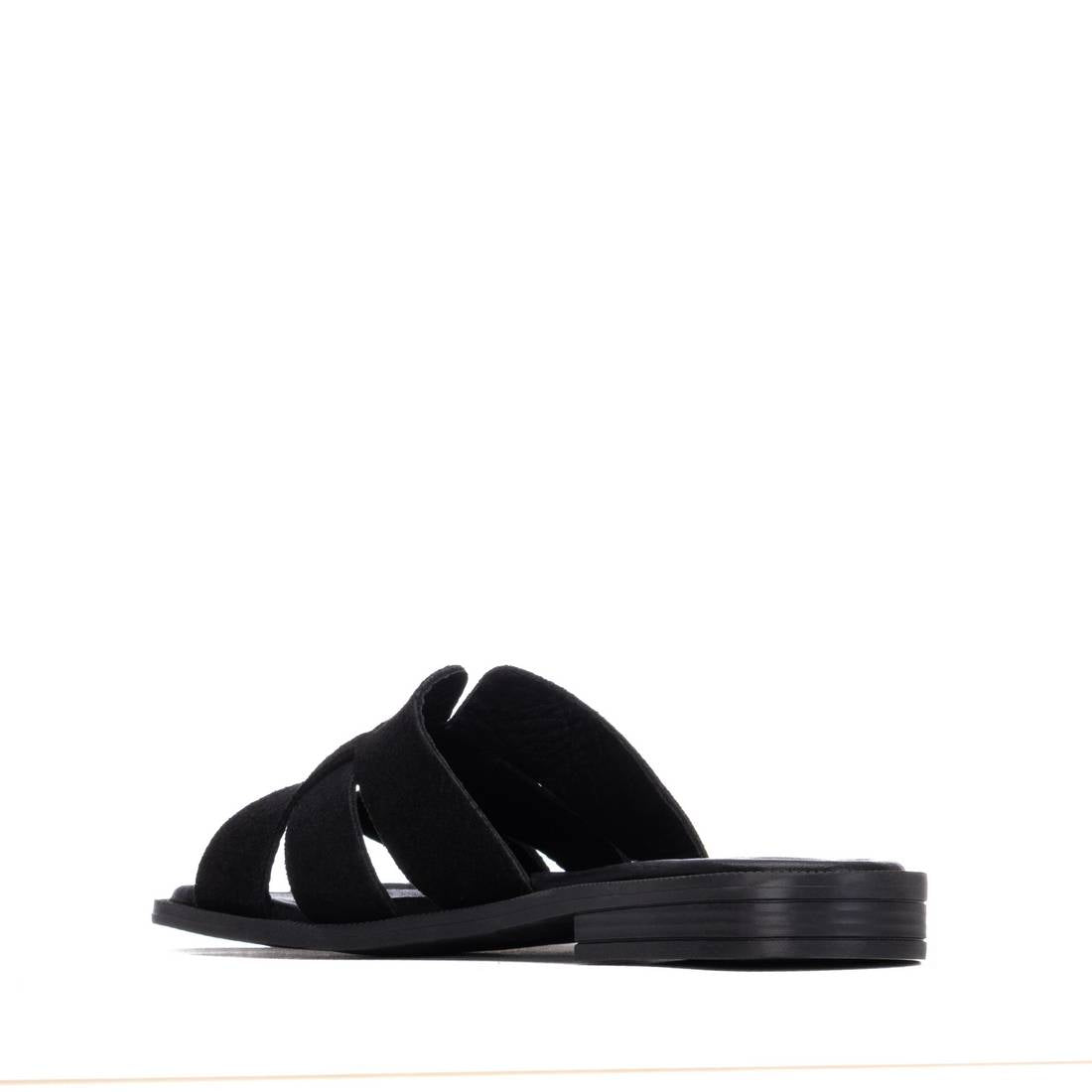Carmela 16306101 sandale femme noir cuir